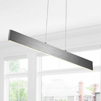 Jonathan Y Designs Draper 32 Dimmable Adjustable Integrated LED Metal Linear Pendant