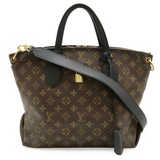 Louis Vuitton Black Monogram Noir Monogram Pvc Leather Coated Canvas Shoulder Bag Tote Bag (Pre-Owned)