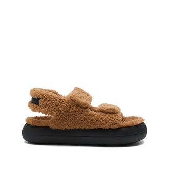 Moon Boot Adjustable Shearling Sandals