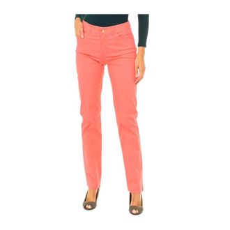 Armani Jeans Slim-fit Trousers, female, Red, W26, Straight Trousers