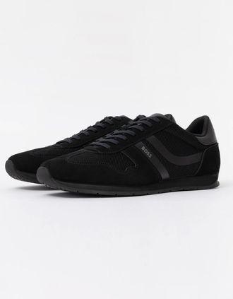 HUGO BOSS Mens BOSS Orange Levon Runn memi Mens Trainers - Black 005 - Size: 11