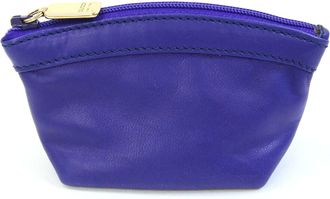 Gucci Blue Leather Coin Purse/Coin Case (Pre-Owned)