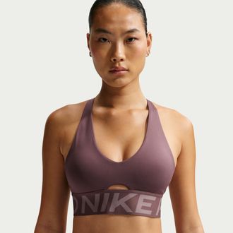 Nike Womens Nike Pro Sculpt Medium-Support Padded Sports Bra in Purple | IB9896-502