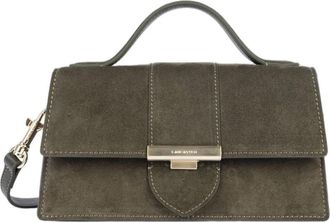 Lancaster Sac &agrave; rabat Su&egrave;de Ily - Dames - Handtassen - Groen - ONE Size - Su&egrave;de - Tassen