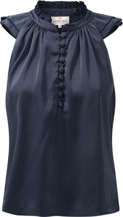 Karmamia Tops - Dames - Tops zonder mouwen - Blauw - S/M - Tops