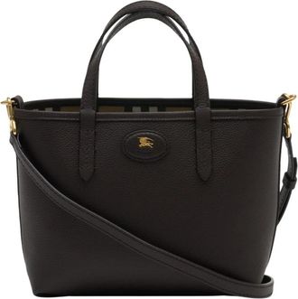 Burberry Mini Reversible Bloomsbury Tote Bag - Dames - Shoppers - Bruin - ONE Size - Katoen - Tassen