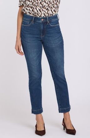 NYDJ Sheri Slim Straight Leg Jeans in Sunset Villa at Nordstrom, Size 14
