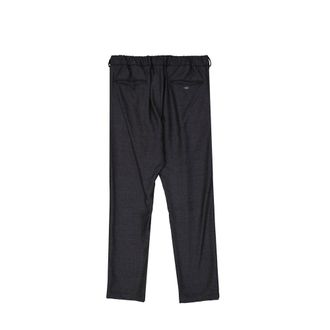 Herno Mens Gray Wool Casual Pants