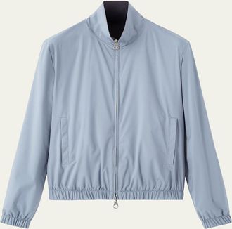Loro Piana Mens Reversible Bomber Jacket