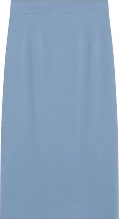 Dolce & Gabbana Midi Rok - Dames - Midirokken - Blauw - M - Rokken