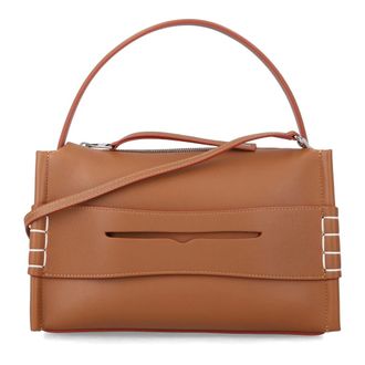 J.W.Anderson Tassen, Dames, Bruin, ONE Size, Leer, Loafer Schoudertas