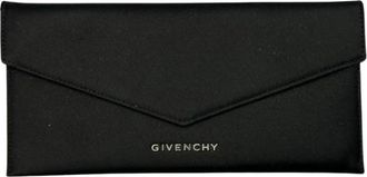 Givenchy Black Satin Envelope Pochette