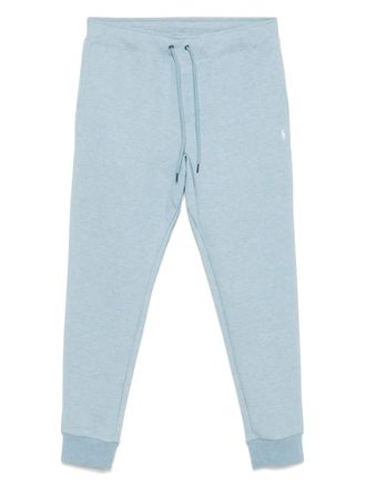Polo Ralph Lauren Polo Pony-embroidered track pants - men - Polyester/Cotton - L - Blue