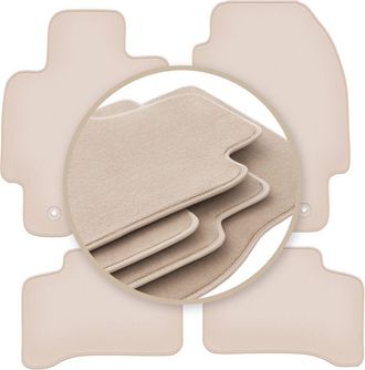 OEM Alfombrillas Beige Premium Para: Jaguar X-type Familiar, Station Wagon, Sedan 2001-2009