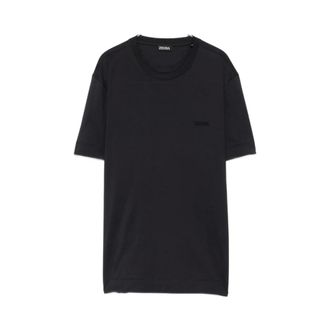 Ermenegildo Zegna Heren, Tops, Grijs, Maat: XL Katoen