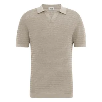 Drykorn Drykorn, Polo Shirts, male, Brown, Size: L Braian 10 Knit Polo