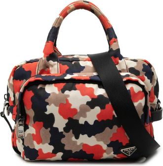Prada Pre-owned Prada Canvas Camouflage Cordura Satchel Unisex J59ESQ2B8YYHHXGS
