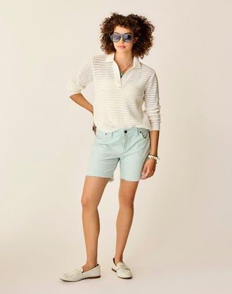 Carve Designs Oahu 6 Corduroy Short in Surf Spray at Nordstrom, Size 10