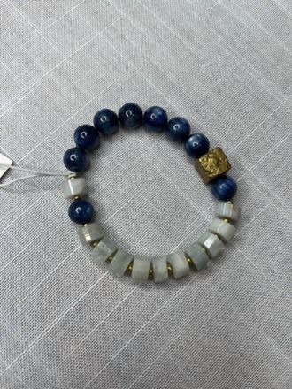 Mickey Lynn Kyanite Stretch Bracelet In Multi