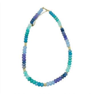 Gemelli Womens Kerry Necklace In Blue