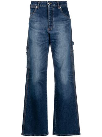 Heron Preston Jeans a gamba ampia Ex-Ray Carpenter - Blu
