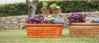 Monacis Balconera De Pol&iacute;mero Monacis Hoja Terracota Cm 70 (70x33x27h)