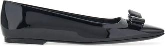 Ferragamo Ladies Black Flats, US Size 5.5