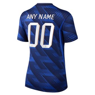 Nike FFF 2026 Stadium Home Nike Womens Dri-FIT Soccer Replica Custom Jersey By You in Blue | NN203948249-CUS