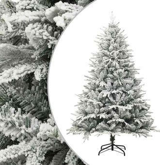 vidaXL &Aacute;rbol De Navidad Artificial Con Nieve Pvc Y Pe Verde 180 Cm Vidaxl