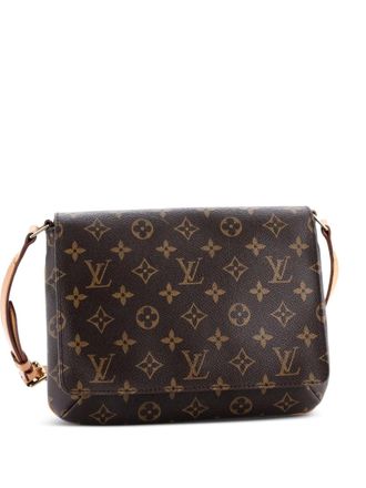 Louis Vuitton Musette Tango Handbag Monogram Canvas shoulder bag - Brown