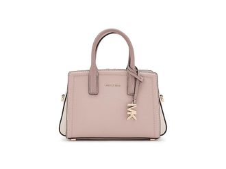Michael Kors Laila Extra Small Crossbody Cross Body Womens Handbags Soft Pink/Light Cream/Fawn : SM, Leather/Polyester