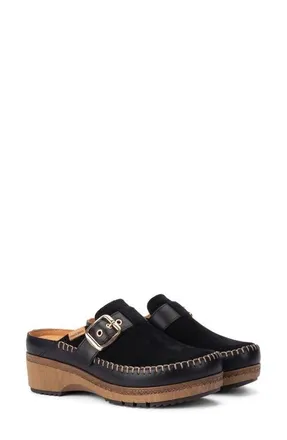 Pikolinos Granada Leather Clog in Black at Nordstrom, Size 37