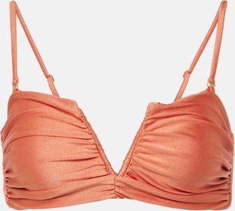 JADE Swim Calla bandeau bikini top