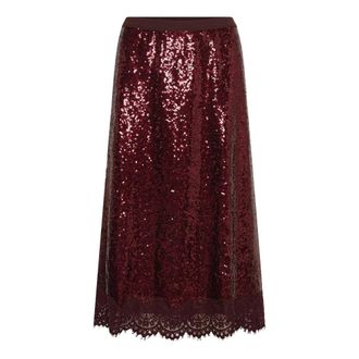 Cream Gonne - - Skirts - Donna - Rosso - 2XL