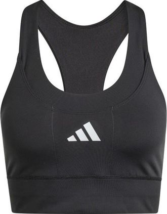 adidas Adi365 Running Pocket Bra Sport-BH f&uuml;r Damen | grau/schwarz