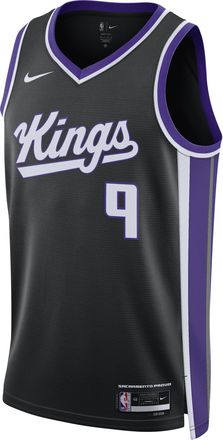 Nike Sacramento Kings Icon Edition Nike Mens Dri-FIT NBA Swingman Jersey in Black | DX8621-013