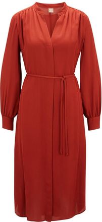 HUGO BOSS Dibanora 6 Casual Jurk voor Dames (Rood)