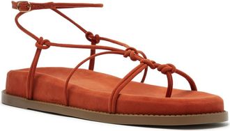 Schutz Calabria Sporty Ankle Strap Sandal in Sunset Ochre at Nordstrom, Size 6