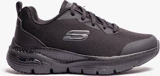 Skechers Womens ARCH FIT SR Ladies Mesh Trainers Black - Size UK 5.5