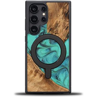OEM Funda Bewood Unique Para Samsung Galaxy S25 Ultra - Turquesa Con Magsafe
