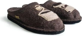 Haflinger Mens In Earth House Slipper In Coffee