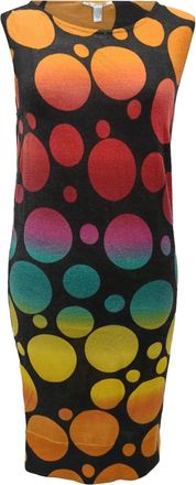 Diane Von F&uuml;rstenberg Polka Dot Print Dress in Multicolor Wool