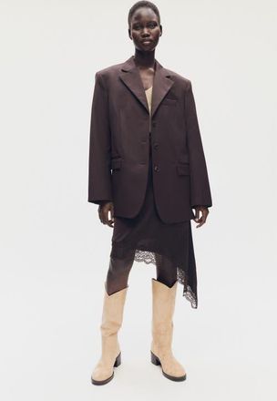 H&M Knee-high Boots in Beige at Nordstrom, Size 10
