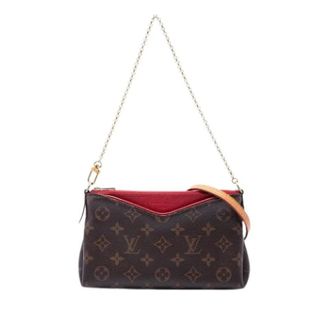 Louis Vuitton Pre-owned Pallas Clutch - Dames - Pre-owned - Bruin - Maat: ONE Size Leer