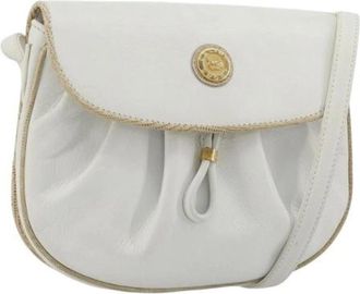 Celine Pre-owned Vintage Schoudertas - Dames - Vintage Schoudertas - Wit - ONE Size - Leer - Vintage