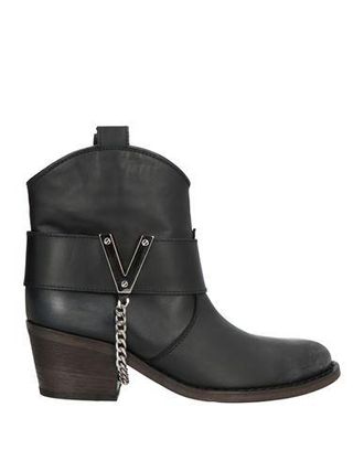ブーツその他 Via Roma 15 Black Suede Heeled High Boot Via Roma 15 High Heels Boots In Black Suede | italist