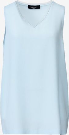 Fabiana Filippi &Auml;rmelloses Top mit V-Ausschnitt aus Seidenmischung