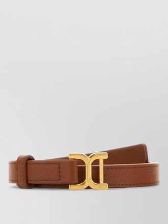 Chlo&eacute; marcie belt adjustable textured leather strap