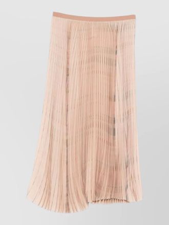 Fabiana Filippi midi skirt lightweight fabric pleated design