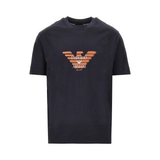 Emporio Armani Jersey T-shirt with logo print Man XL
